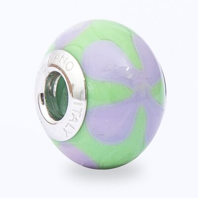 925mm Sterling Silver and Murano Glass Bead Les Charms Paris - mod 18-191