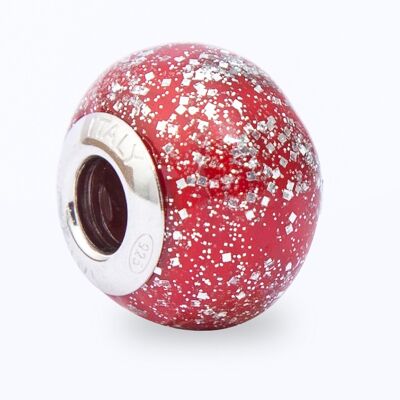 925mm Sterling Silver and Murano Glass Bead Les Charms Paris - mod 18-171