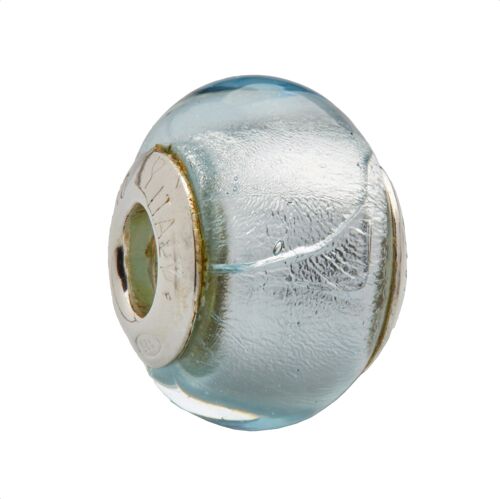 Abalorio Plata de Ley 925mm y Cristal de Murano Les Charms Paris - mod 18-118