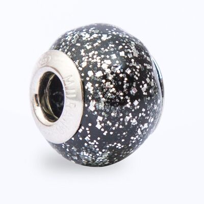 925 mm Sterling Silber und Muranoglas Perle Les Charms Paris - Mod 18-168