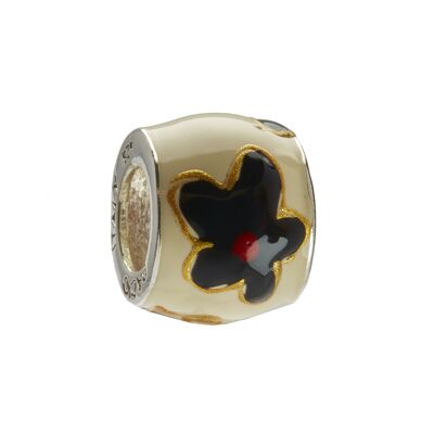 Abalorio Plata de Ley 925mm y Esmalte Les Charms Paris - mod 54-10