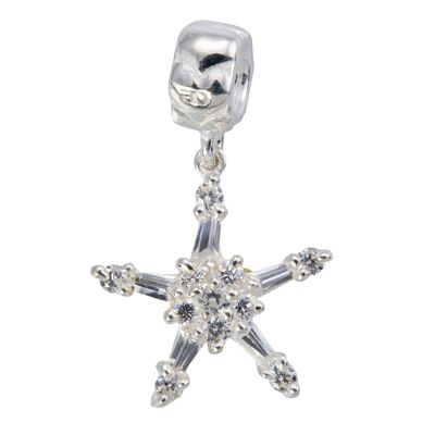 925 mm Perle aus Sterlingsilber und Zirkonia Les Charms Paris - mod CH-008