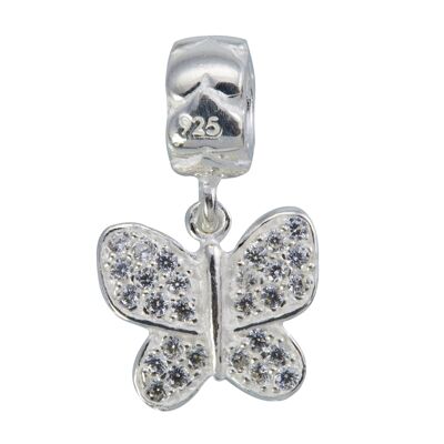 925 mm Perle aus Sterlingsilber und Zirkonia Les Charms Paris - mod CH-012