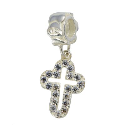 Perlina Les Charms Paris in Argento 925 e Zirconi - mod CH-007