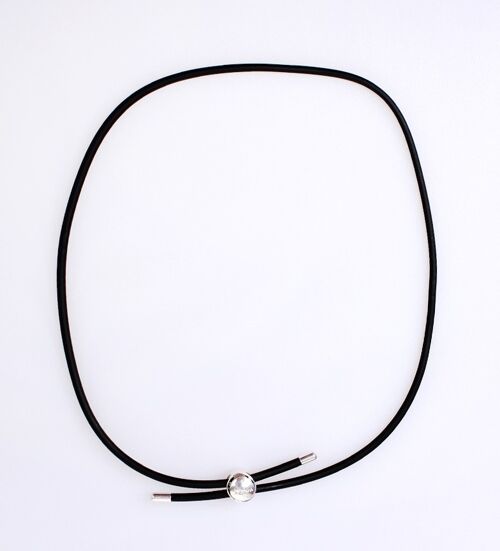 Collar De Cuarzo Y Plata De Ley 925 Mm Ajustable De 40 A 47 Cm - mod ADJ-RN-05