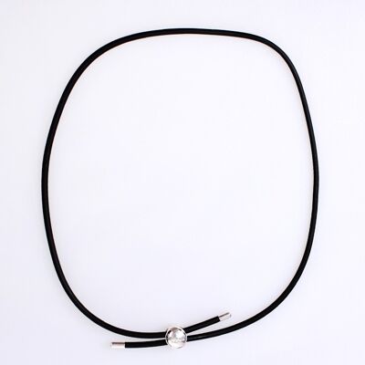 Collar De Cuarzo Y Plata De Ley 925 Mm Ajustable De 40 A 47 Cm - mod ADJ-RN-05