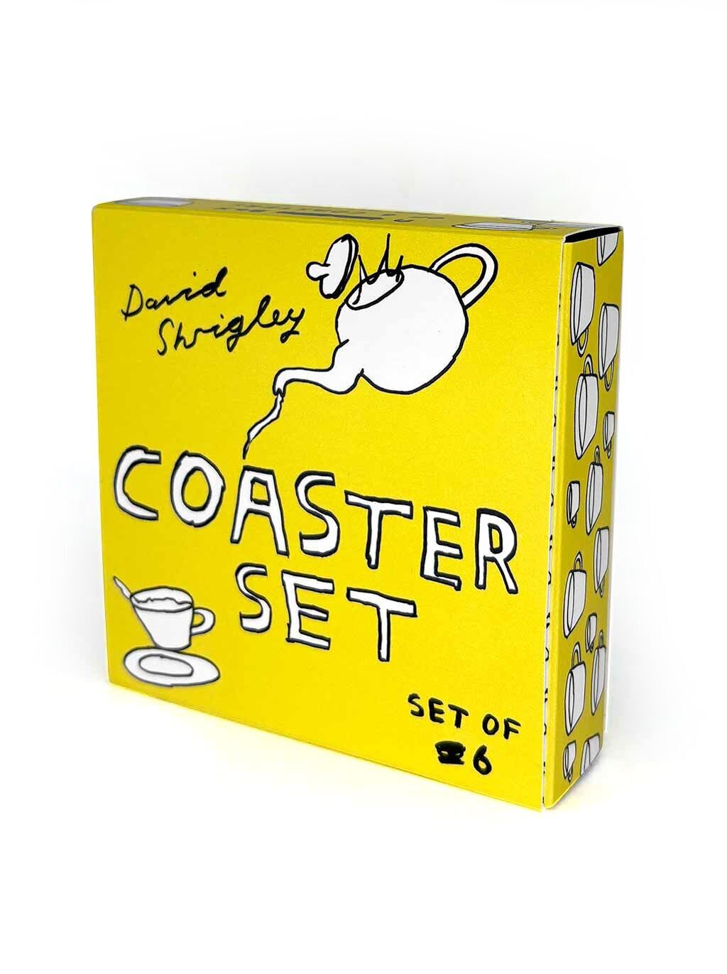 Sottobicchieri (confezione regalo) - Set divertente di sottobicchieri - Confezione da 6 modelli misti (set 1)