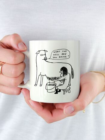 Mug (boîte cadeau) - Cadeau amusant - What The Hell 4