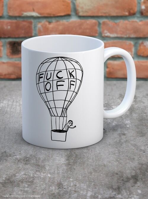 Mug (Gift Boxed) - Funny Gift - Fuck Off Balloon