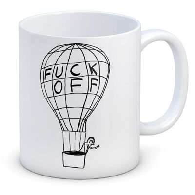 Mug (Gift Boxed) - Funny Gift - Fuck Off Balloon