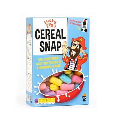 Cereal Snap: Das blitzschnelle Kombi- & Wurfspiel | Gesellschaftsspiel für Familien | Aktives Familienkartenspiel | Familienspaßspiele von Lucky Egg