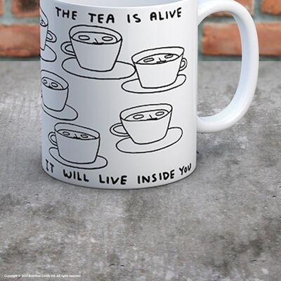 Mug (Gift Boxed) - Funny Gift - Tea Is Alive