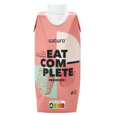 Saturo Trinkmahlzeit Erdbeere Vegan 330ml