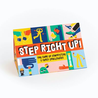 Step Right Up: Actionspiel mit kompetitiven und verrückten Herausforderungen | Familienspaßspiele von Lucky Egg