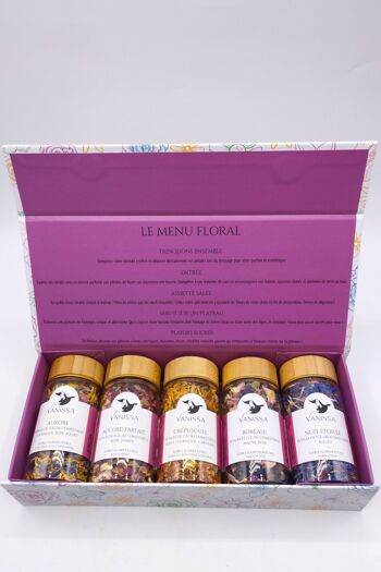 Lueur Florale - Le Coffret : Assortiment de pétales de fleurs comestibles 2