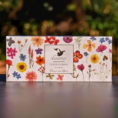 Floral Glimmer – The Box: Sortiment essbarer Blütenblätter – Feiern Sie die Sommersonne!