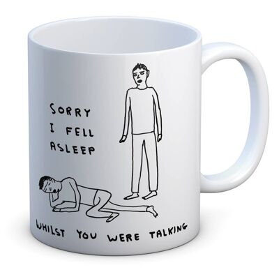 Mug (Gift Boxed) - Funny Gift - Fell Asleep Talking