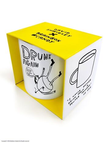 Mug (boîte cadeau) - Cadeau drôle - Drunk Again 3