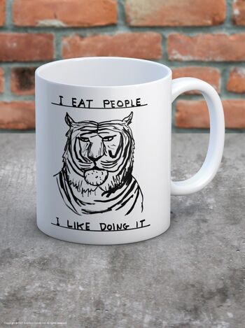 Mug (boîte cadeau) - Cadeau amusant - I Eat People 1