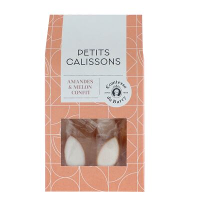 Calissons pequeños con almendras y melón confitado 70g