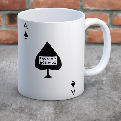 Mug (boîte cadeau) - Cadeau drôle - Fucking Ace