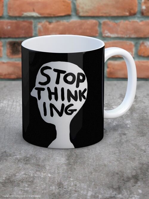 Mug (Gift Boxed) - Funny Gift - Stop Thinking