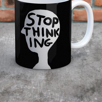 Mug (Gift Boxed) - Funny Gift - Stop Thinking