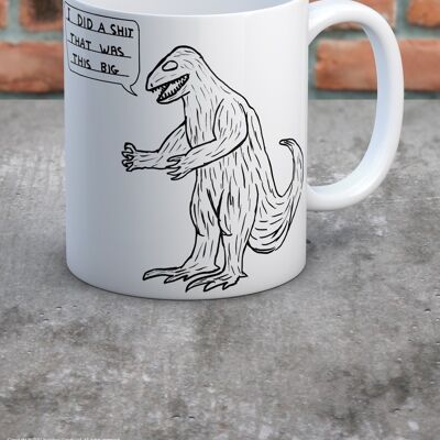 Mug (Gift Boxed) - Funny Gift - Dinosaur Shit