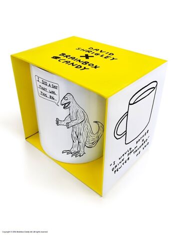 Mug (boîte cadeau) - Cadeau drôle - Merde de dinosaure 3