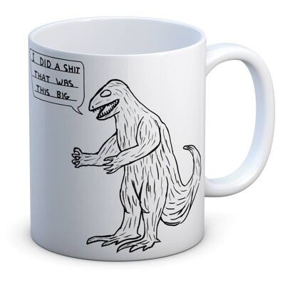 Mug (Gift Boxed) - Funny Gift - Dinosaur Shit