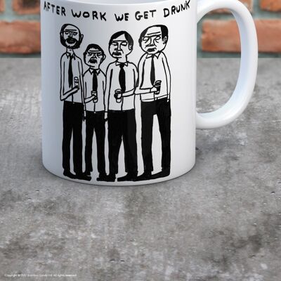Mug (Gift Boxed) - Funny Gift - After Work Get Drunk