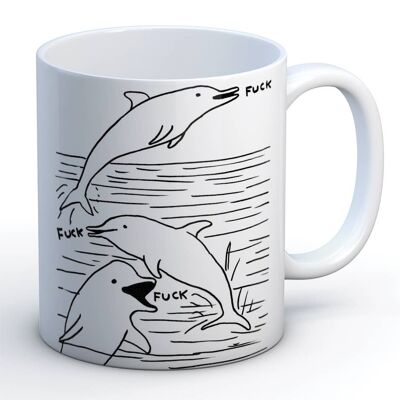 Mug (Gift Boxed) - Funny Gift - Dolphin Fuck