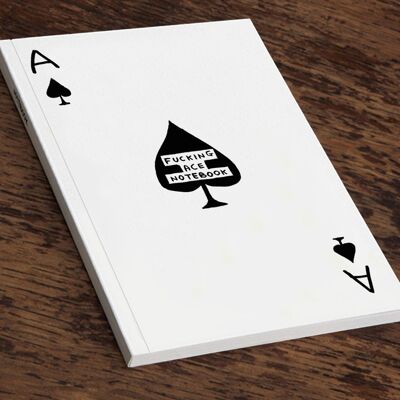 Notizbuch (A5) – Lustiges Geschenk – Fucking Ace