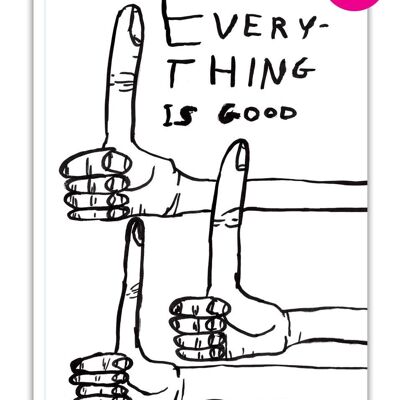 Notebook (A5) - Funny Gift - Everything Is Good