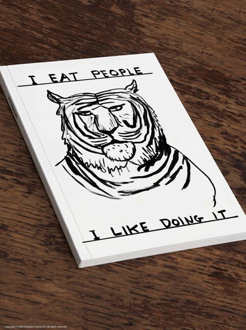 Notebook (A5) - Funny Gift - I Eat People