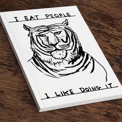 Notebook (A5) - Funny Gift - I Eat People