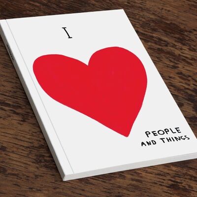 Notebook (A5) - Funny Gift - I Love People And Things