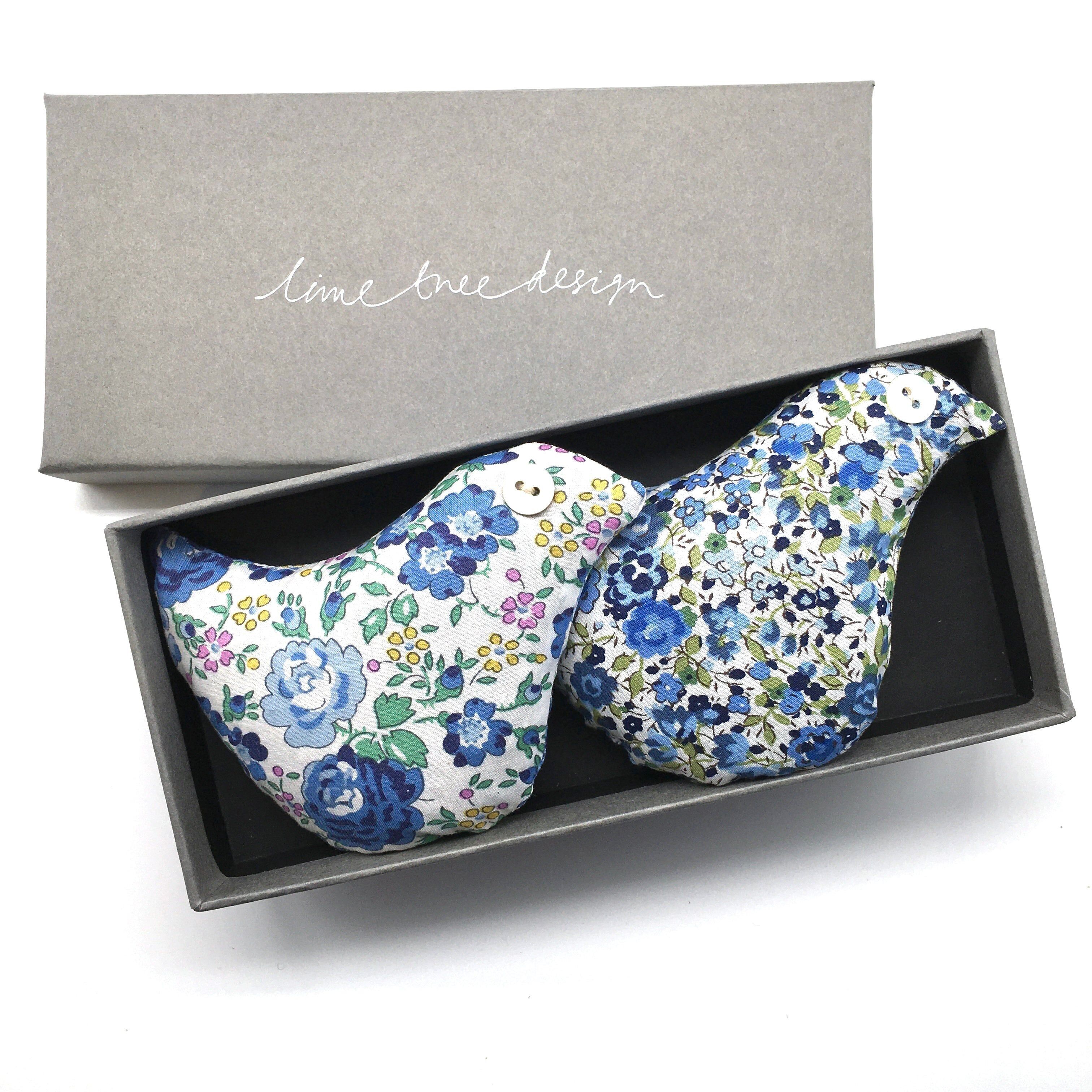 Box of 2 Lavender Birds - Dickie Bird