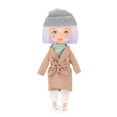 Clothing set: Beige Trench Coat