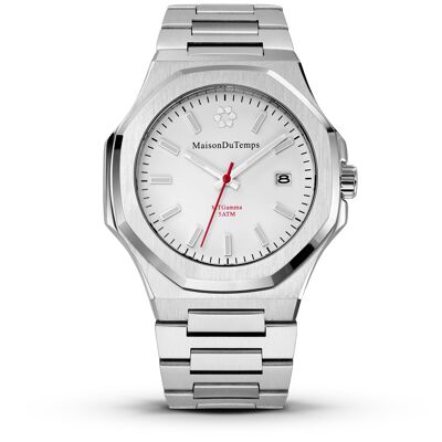 MTGamma Steel White dial