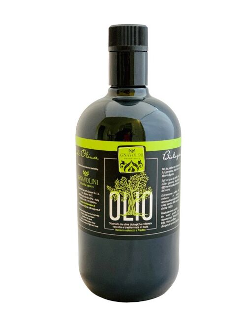 Bottiglia 750 ml Olio extra vergine di oliva Biologico
