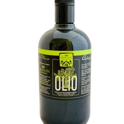 750-ml-Flasche Bio-Olivenöl extra vergine