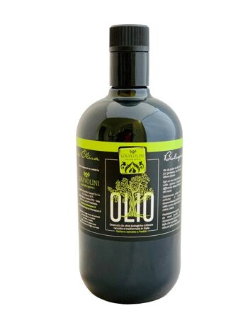 Bouteille de 750 ml Huile d'olive extra vierge biologique 1