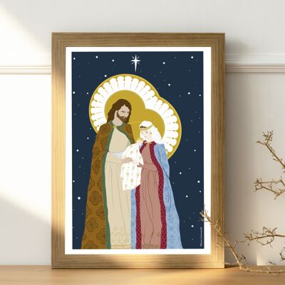 Holy Family A4 poster