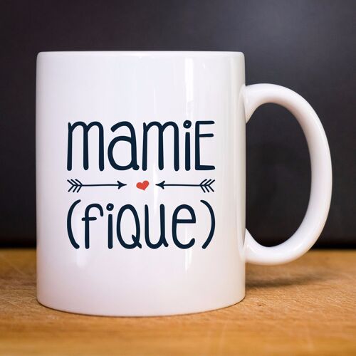 Mug blanc mamie (fique)