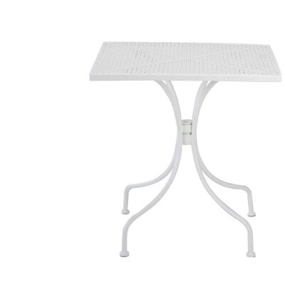 TABLE EGEO 70x70 BLANC SQ59609