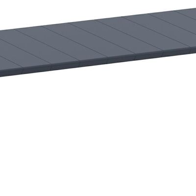 VEGAS TABLE 100x260/300 DARK GRAY SQ60271