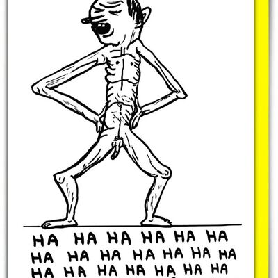 Carte d'anniversaire - Carte amusante de tous les jours - Ha Ha Joyeux anniversaire