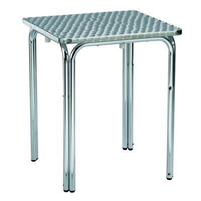 CONTRACT TABLE STRIPE 60x60 REPELLED GRAY SQ66502