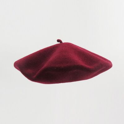 Burgundy Child Beret